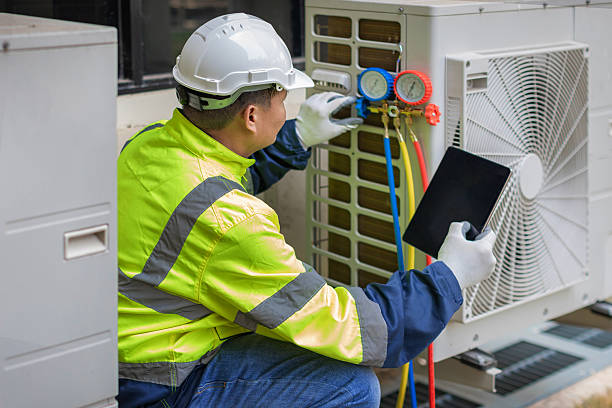 Professional Air Duct Cleaning technician working in North Jackson, OH